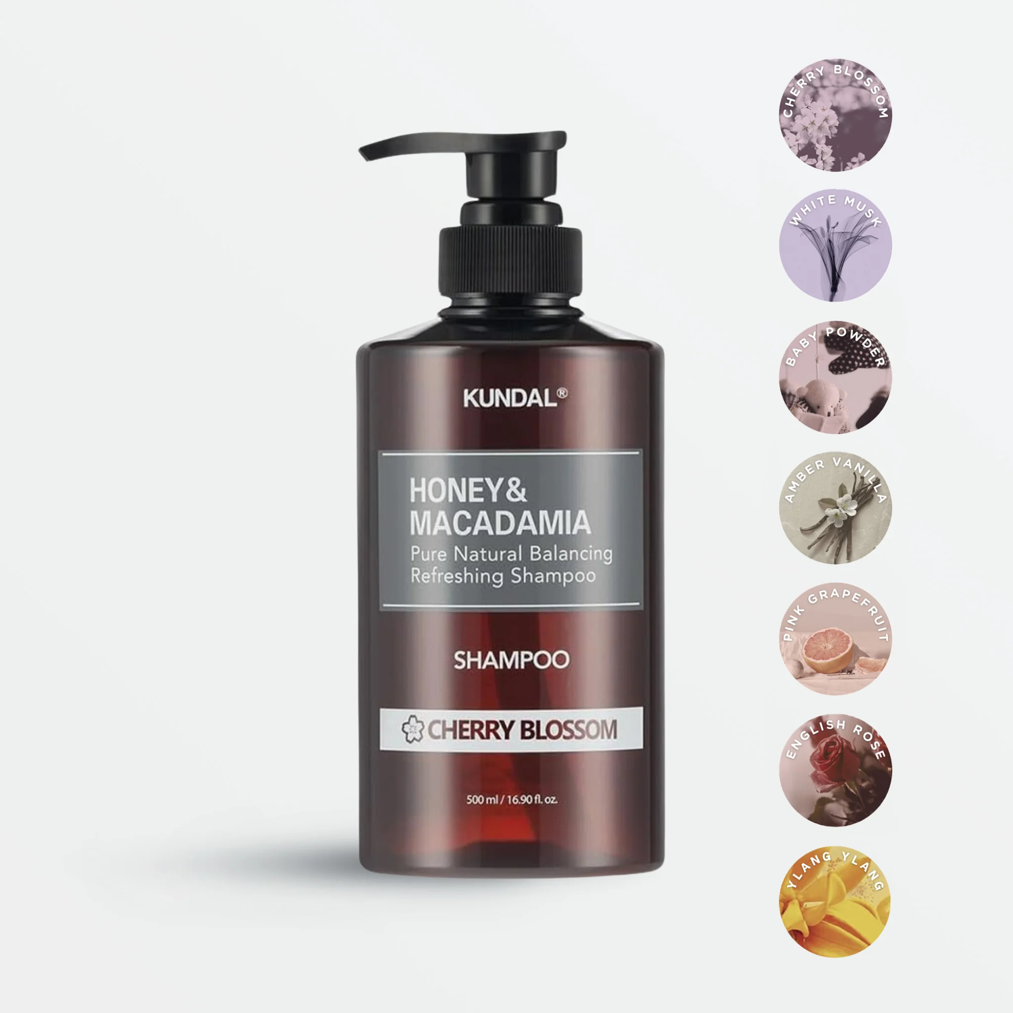 Honey & Macadamia Nature Shampoo - 7 Scents (500ml) - Image 6